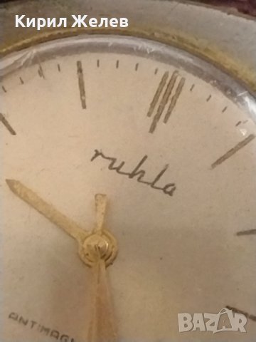 Стар часовник Ruhla ANTI-MAGNETIC рядък за КОЛЕКЦИЯ 41744, снимка 2 - Други ценни предмети - 43893573
