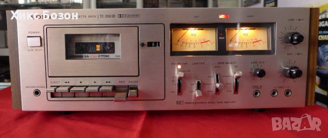 Прекрасен касетен дек Sony TC 206SD - 10 кила качествен звук, снимка 1 - Декове - 39614753