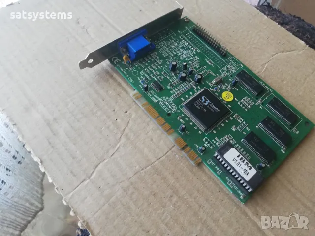 Видео карта S3 Trio64V+ IBM DXLDP172 2MB PCI , снимка 4 - Видеокарти - 47968474