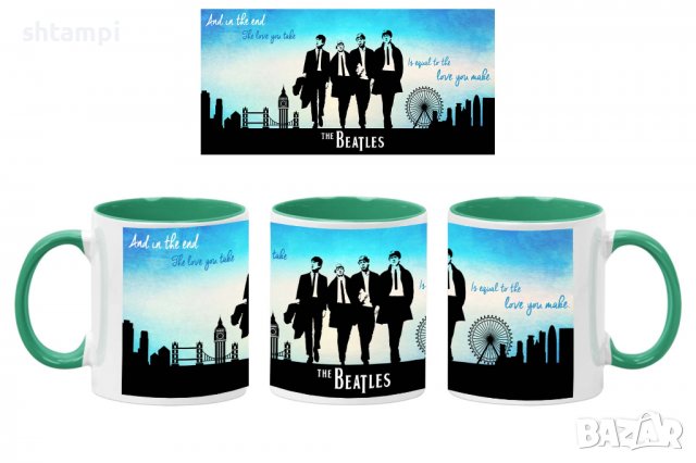 Чаша Beatles 11,Керамична Чаша, Кафе Чай, Игра,Изненада,Подарък,Повод,Празник,Рожден Ден, снимка 2 - Чаши - 38508638