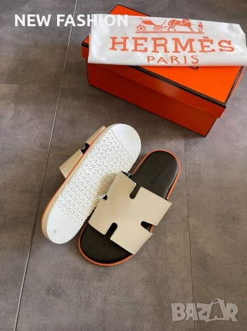 Мъжки Чехли ✨ HERMES , снимка 4 - Мъжки чехли - 51463241