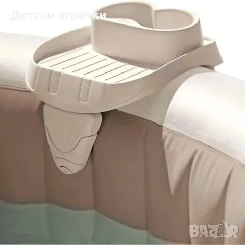 Облегалка за глава Intex, Ергономичен дизайн, Полиуретанова пяна, 28 x 23 x 17 см, бяла, снимка 3 - Басейни и аксесоари - 49899541