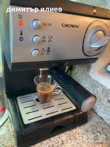 Кафемашина с крема цедка crown, снимка 5 - Кафемашини - 39215032