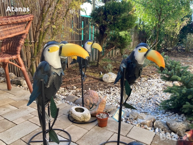 Метални птици за градинска украса, снимка 5 - Градински мебели, декорация  - 52024598