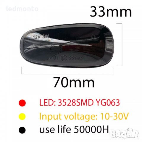 LED мигач бягащ мигачи Opel за Zafira A Astra g тунинг мигачи opel , снимка 6 - Части - 38515974