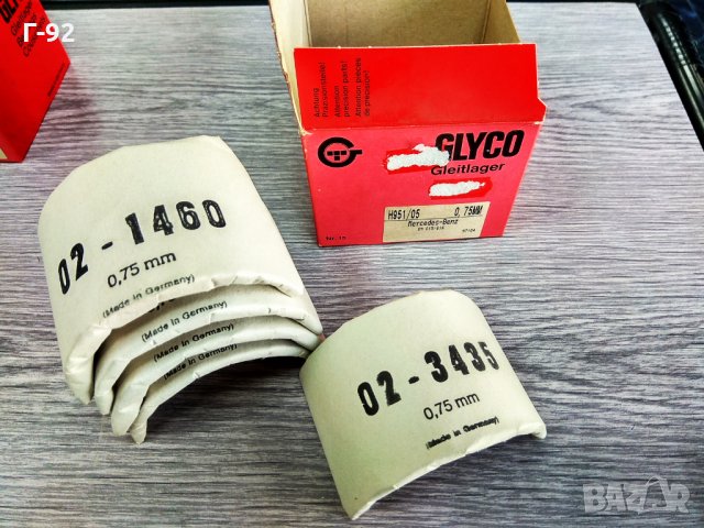 H951/5 0.75MM**NEU**GLYCO** **Основни лагери, колянов вал**MERCEDES-BENZ, снимка 3 - Части - 33157575