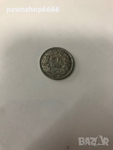 Сребърна монета Швейцария ½ франк, 1948, снимка 9 - Нумизматика и бонистика - 38930311