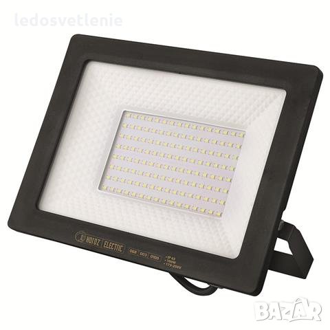 LED 100W Прожектор Промоция SMD SLIM (тънък) 6400K 2г.Гаранция , снимка 1 - Прожектори - 26676130