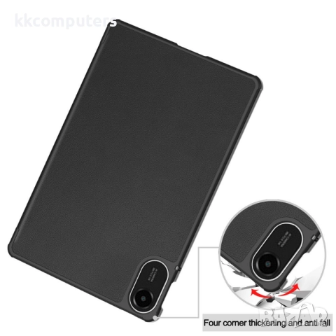 Калъф + Протектор за Xiaomi Redmi Pad 2 със Стойка| Висококачествен PU Кожа и PC | Анти-Ударна Защит, снимка 13 - Калъфи, кейсове - 52144018