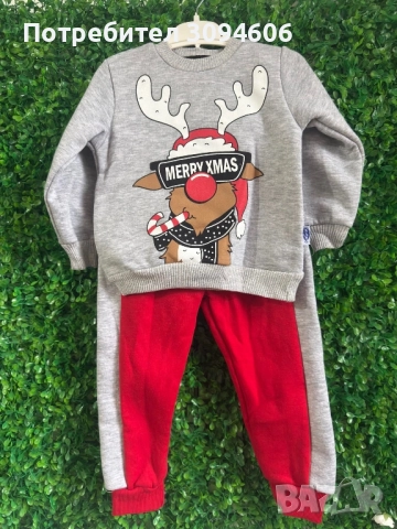 бебешки коледни комплекти , снимка 2 - Комплекти за бебе - 52138272