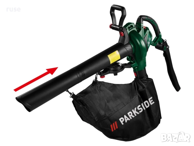 НОВИ! Електрическа прахосмукачка за листа 3в1 Parkside 3000W духалка дробилка листосъбирач, снимка 4 - Градинска техника - 52400291