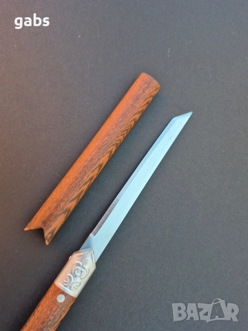 Компактен нож с кания KN01, снимка 3 - Ножове - 52867240