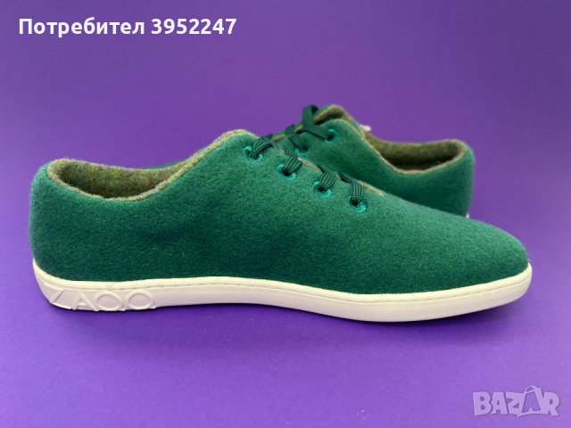 Боси обувки ZAQQ LIQE Green мерино вълна, размер 40 ПРОМО, снимка 5 - Дамски ежедневни обувки - 43833138