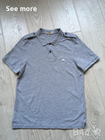  BURBERRY оригинална мъжка тениска М, снимка 3 - Тениски - 51426305