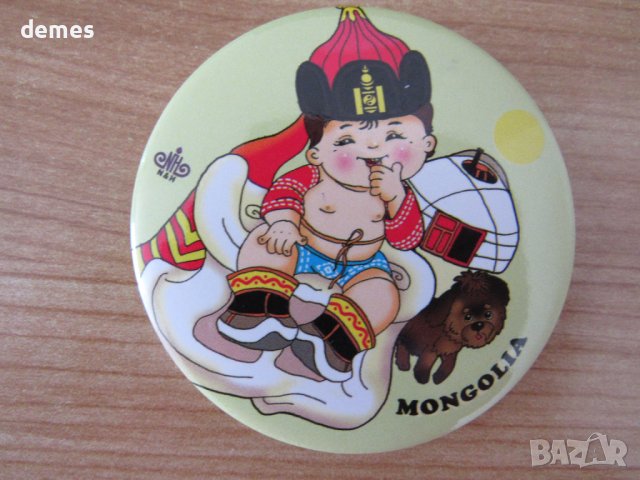 Автентичен метален магнит-отварачка от Монголия, серия, снимка 3 - Колекции - 43250710