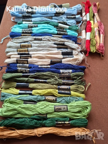 Конци за бродиране., снимка 2 - Гоблени - 53219771