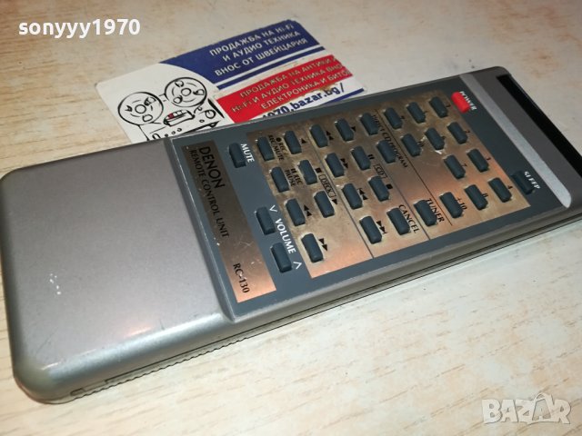 denon rc-130 receiver/cd/deck remote-внос swiss 2811231602, снимка 5 - Ресийвъри, усилватели, смесителни пултове - 43183447