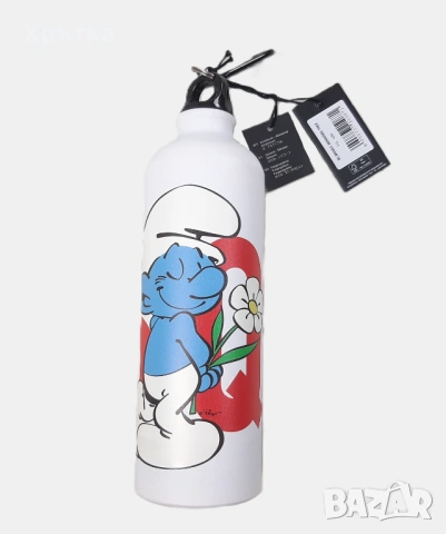 Dsquared2 x The Smurfs Water Bottle - Оригинален термос, снимка 4 - Други - 53393245