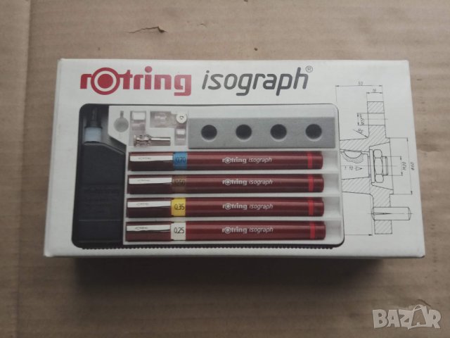 Продавам  Rotring Isograph, снимка 1 - Ученически пособия, канцеларски материали - 28427957