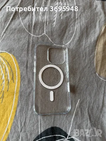 Оригинален кейс iPhone 16 Pro с MagSafe (прозрачен), снимка 2 - Калъфи, кейсове - 49973295
