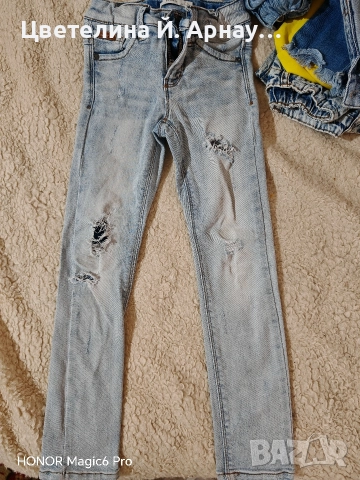 детски дънки за момиче , снимка 6 - Детски панталони и дънки - 52559964