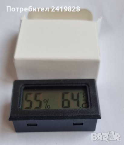 ZHITING LCD дисплей Мини термометър Lgrometer Вътрешен измервател на влажност , снимка 4 - Други - 38602439