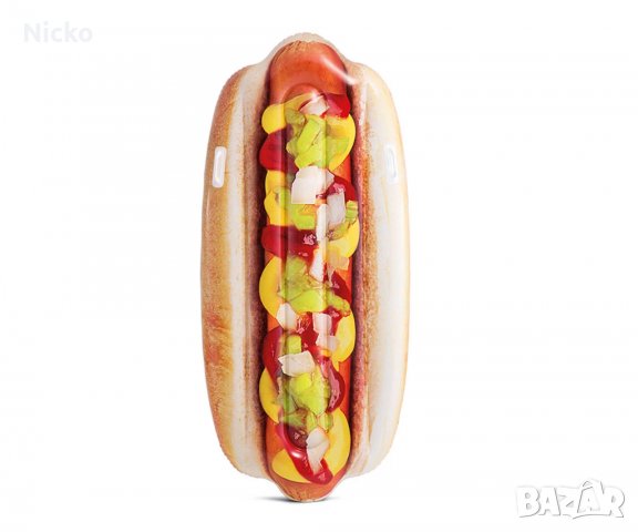 Надуваем дюшек Хотдог INTEX, снимка 3 - Водни спортове - 37623139