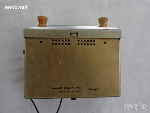 Ретро авто радио марка Stern - Radio модел BERLIN Typ A1000 -4.  6/12V ,  L/M Работещо 1963 година, снимка 12 - Аксесоари и консумативи - 39859626