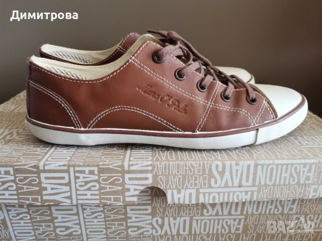 Кожени кецове Marc OPolo, снимка 4 - Кецове - 52547695