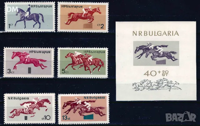 България 1965 - коне MNH
