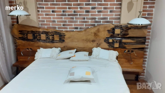 Спалня от дърво., снимка 2 - Спални и легла - 53582204