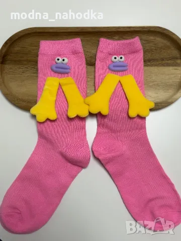 Чорапи с ръчички, снимка 2 - Дамски чорапи - 49792019