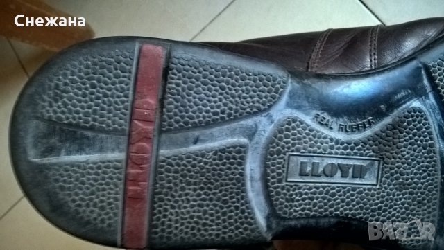 мъжки обувки спортно-елегантни 41 LLOYD Made in Germany, снимка 9 - Спортно елегантни обувки - 27491619