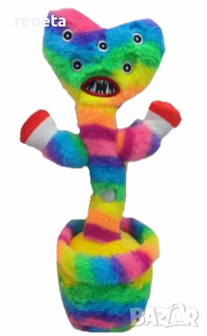 Играчка Huggy Wuggy, Пееща, Танцуваща, USB зареждане, Многоцветна, снимка 1 - Плюшени играчки - 37855692