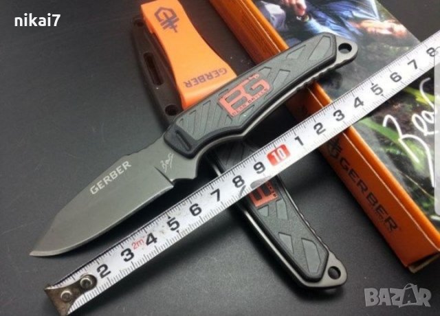 ловен нож тактически GERBER за оцеляване комбинирано острие мега здрав , снимка 3 - Ножове - 27204496