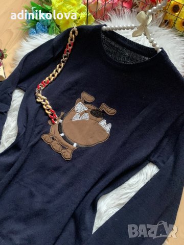 Пуловер с куче, снимка 2 - Блузи с дълъг ръкав и пуловери - 39526605