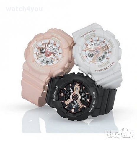 НОВ CASIO BABY-G B BA-110RG-4AER  КАСИО BA-110RG-4 BA-110RG , снимка 2 - Дамски - 34877621