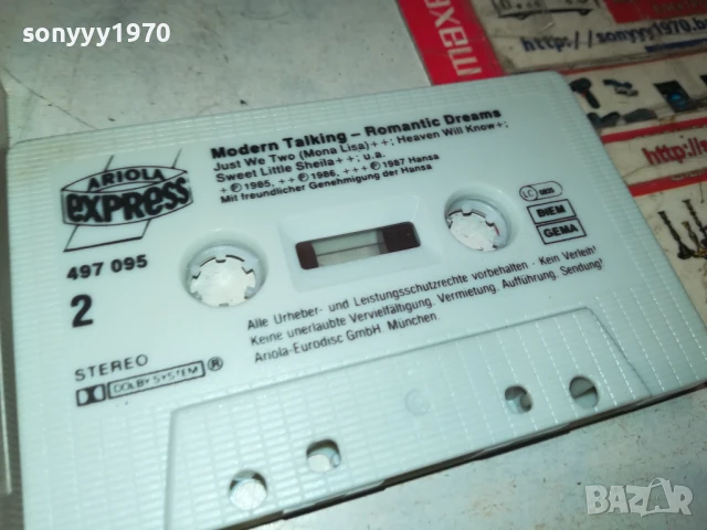 modern talking-original tape 1508251616, снимка 4 - Аудио касети - 51377089