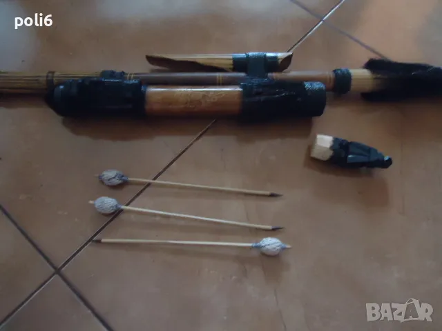 тръба със стрели ,сабаркан, лък със стрели, снимка 6 - Декорация за дома - 49299671