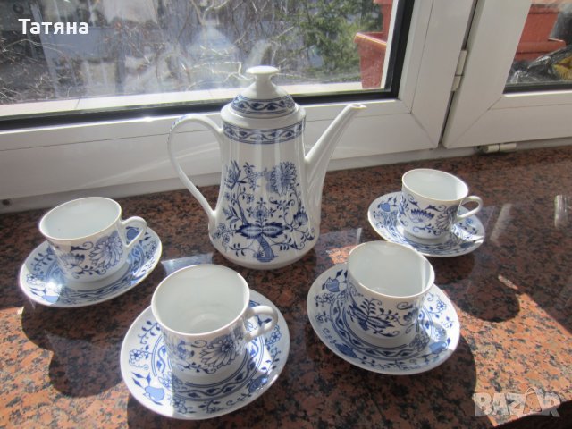 ссервиз за кафе  и чай   KAHLA  /  БОХЕМИЯ-ПРОИЗВОДИТЕЛ, снимка 3 - Сервизи - 28894453