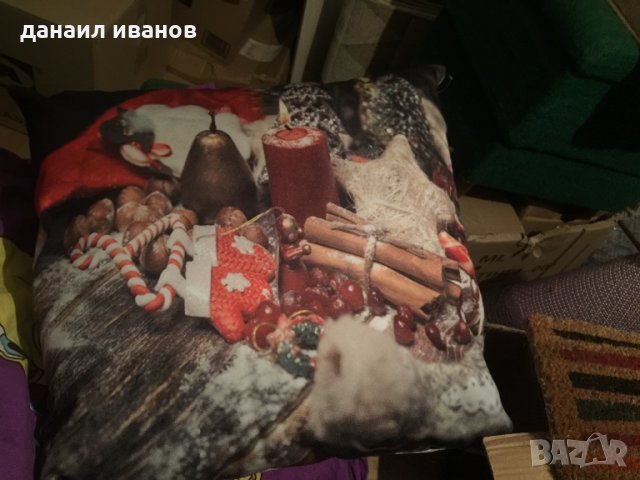 Коледна калъфка 65x65, снимка 1