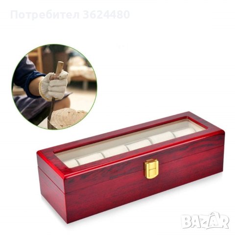 Дървена кутия за часовници, снимка 3 - Други - 40474351