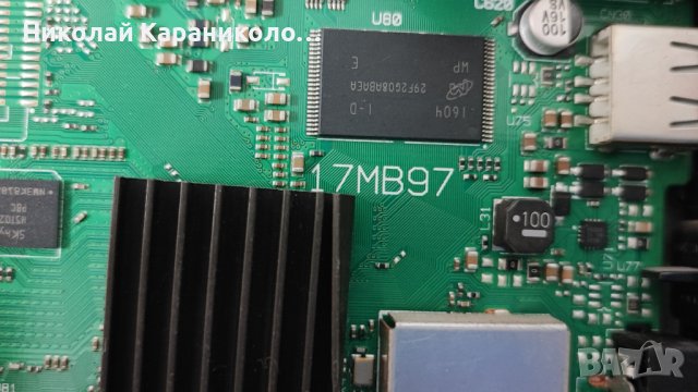 Продавам Power-17IPS71,Main-17MB97,T.con-6870C-0532A,стойка от тв TELEFUNKEN D43F278N3CW, снимка 8 - Телевизори - 43907333