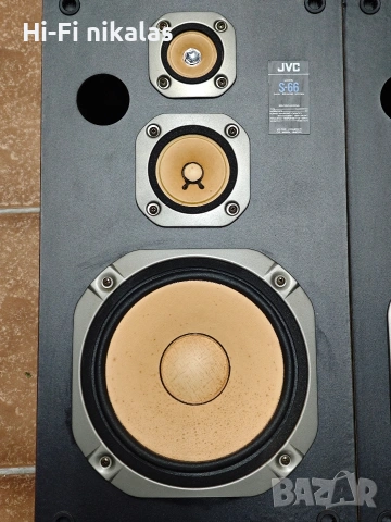 стерео Hi-Fi тонколони JVC S-66B (за части), снимка 2 - Тонколони - 53371997