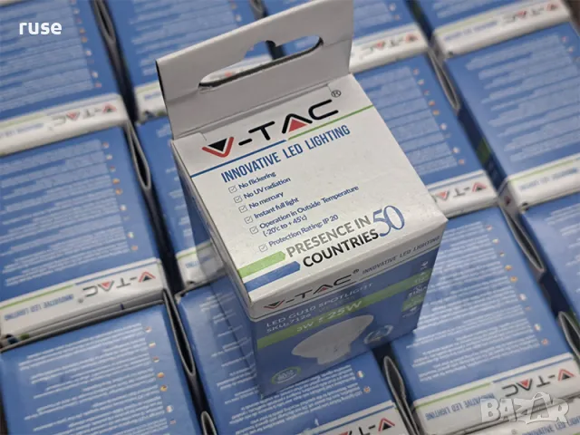 НОВИ! LED Крушка 3W GU10 72 броя кашон, снимка 3 - Лед осветление - 50170317