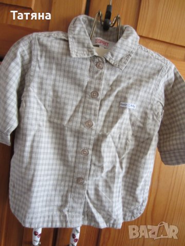 детска  риза  ЕСПРИТ;ризи блузи; дънки; , снимка 3 - Детски ризи - 28760289