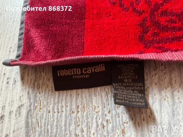 Плажна кърпа Roberto Cavalli 100x180, снимка 4 - Хавлиени кърпи - 52559046