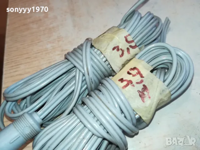 *КАБЕЛИ 2Х3,9М ЗА ТОНКОЛОНИ ОТ ГЕРМАНИЯ 0903251122, снимка 3 - Тонколони - 49420037