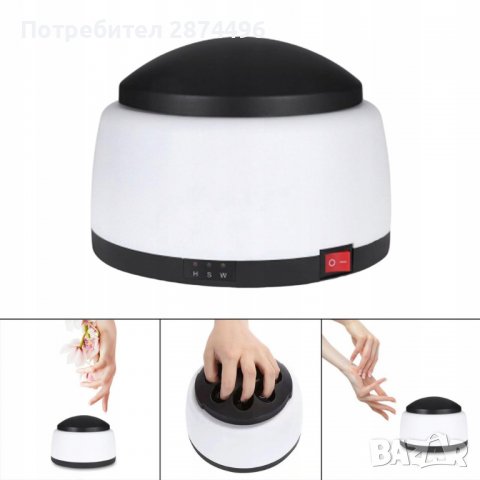 3819 Уред с пара за свалне на обикновен лак, гел лак, снимка 9 - Продукти за маникюр - 39891249