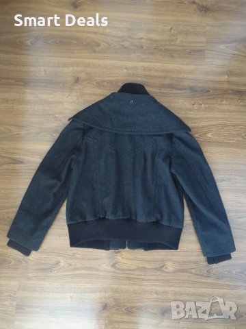 New York & Company Дамско зимно бомбер яке от вълнена смес L, снимка 2 - Якета - 43991086